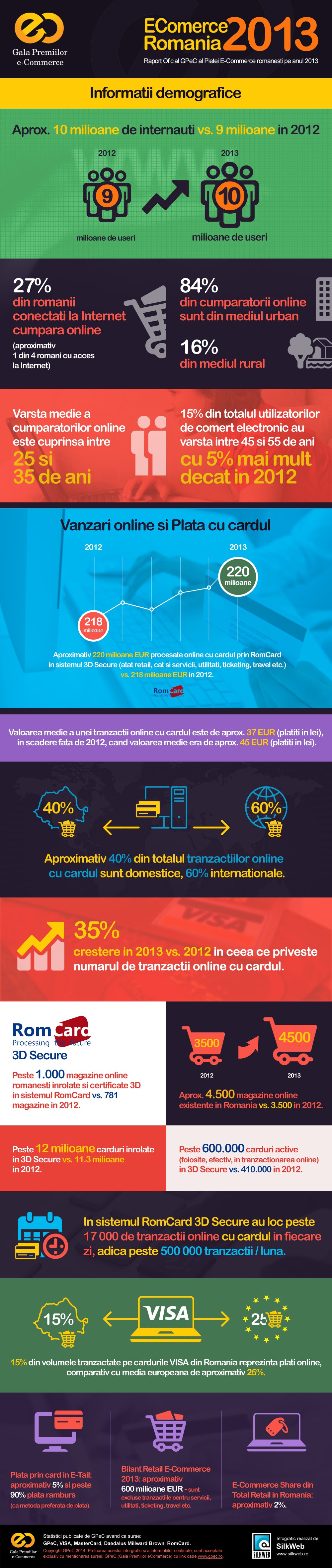 infografic ecommerce romania 2013