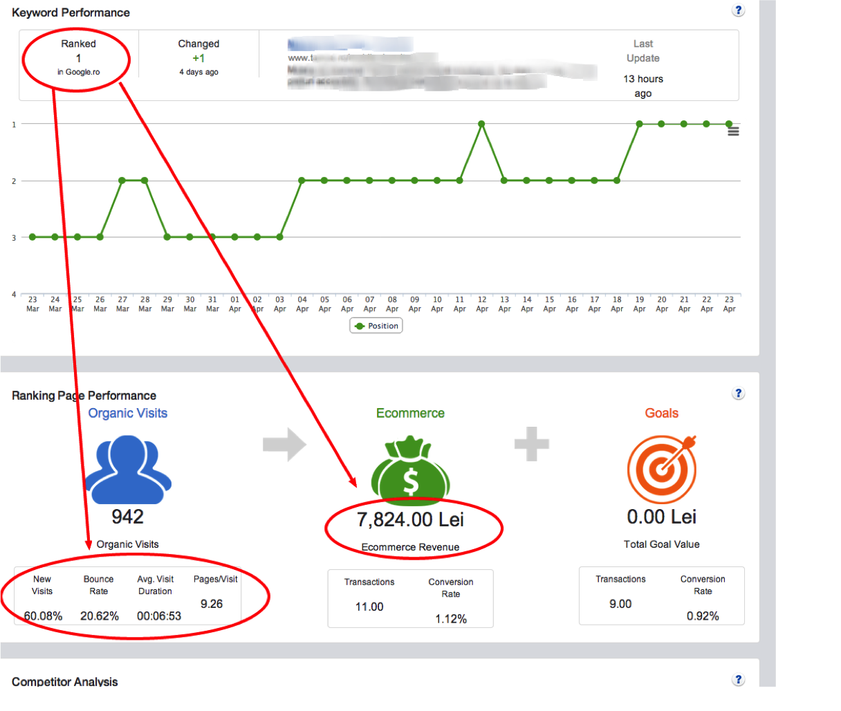 locul 1 in google