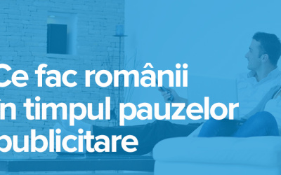 Ce fac românii în timpul pauzelor publicitare de la TV [Infografic]