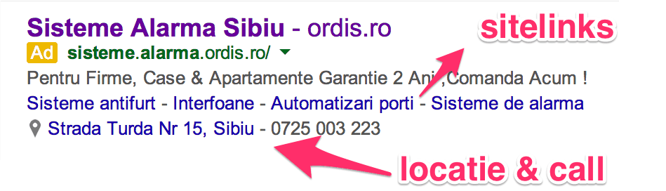 foloseste extensii in reclamele tale google adwords