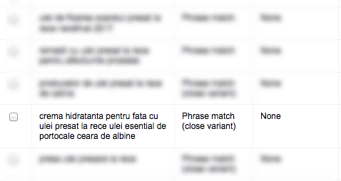 cautare adwords