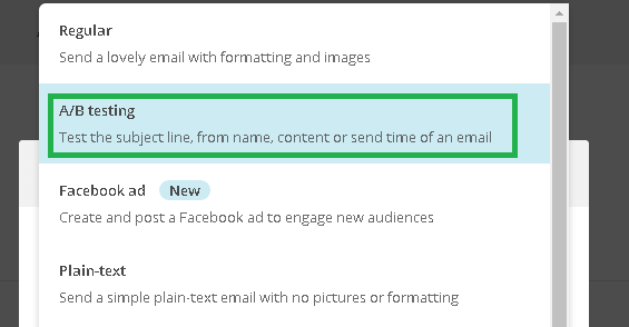 email marketing test