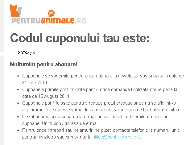 cod de reducere