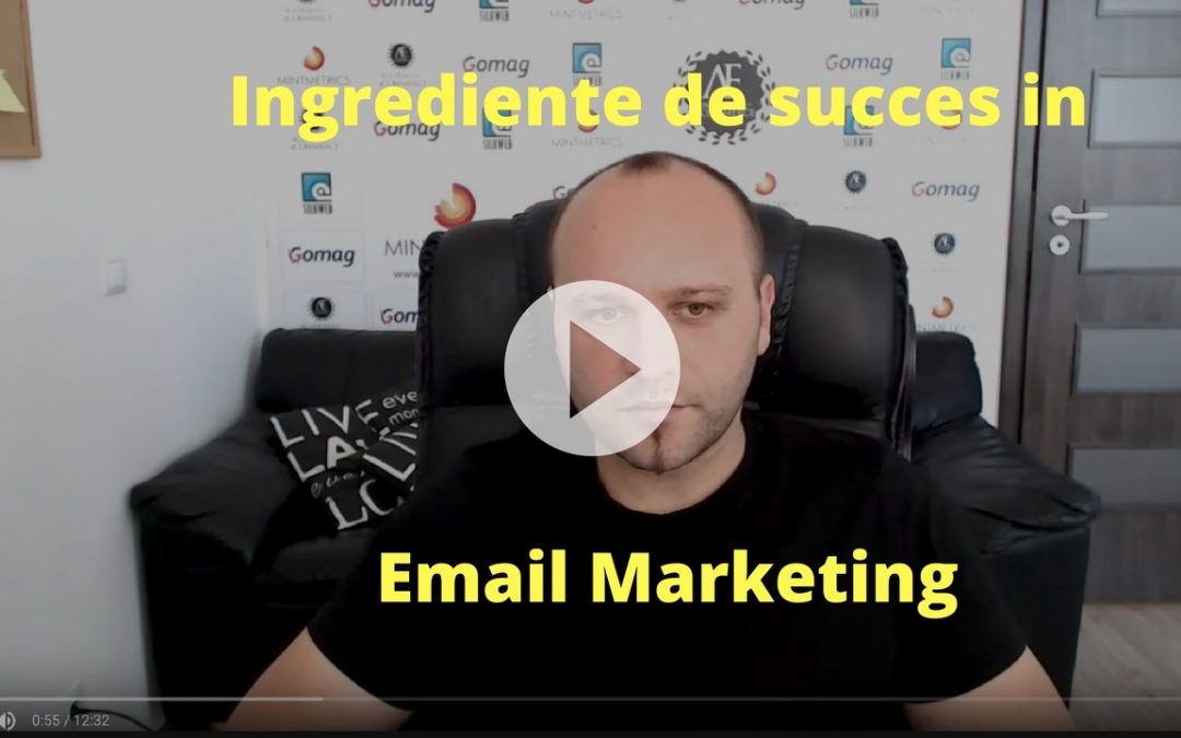 ingrediente de succes in email marketing