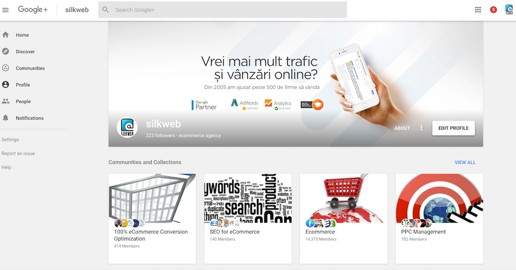 google plus silkweb