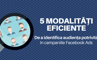 5 Modalitati eficiente de a identifica audienta potrivita in campaniile Facebook Ads