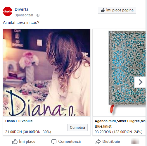 Exemplu retargetare gresita