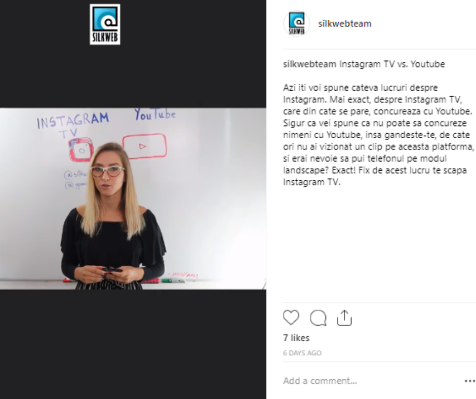 instagram tv silkweb